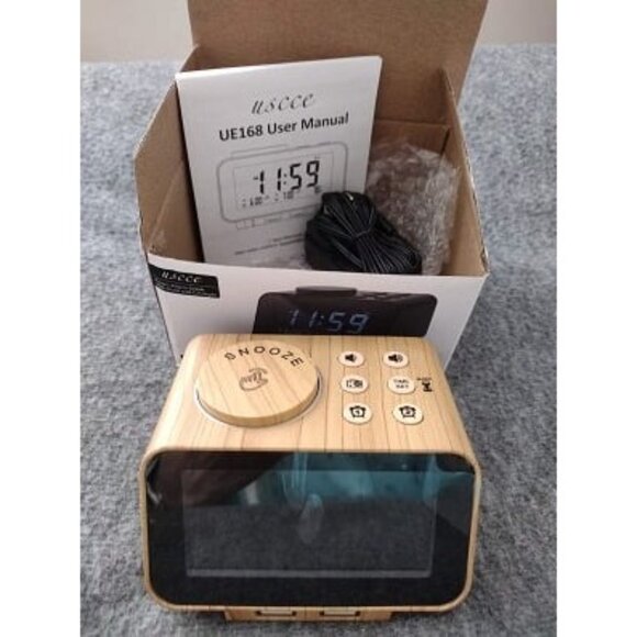 New Digital Alarm Clock Radio - 0-100% Dimmer, Dual Alarm with Weekday/Weekend - Picture 2 of 2